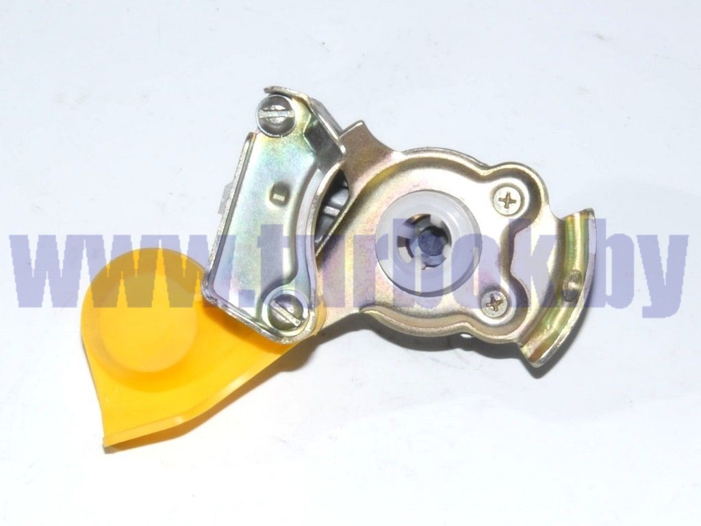 Головка соединительная М16 с клапаном жёлтая 6023352111100