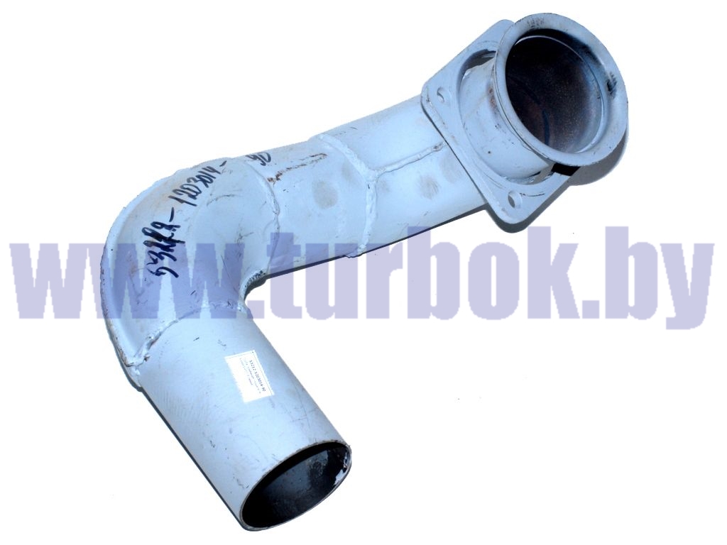 Труба приёмная глушителя левая передний выхлоп