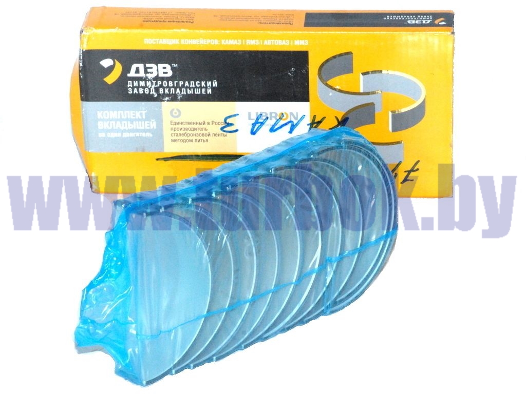 Вкладыши коренные 7405-102-3/0,5 d=100.50