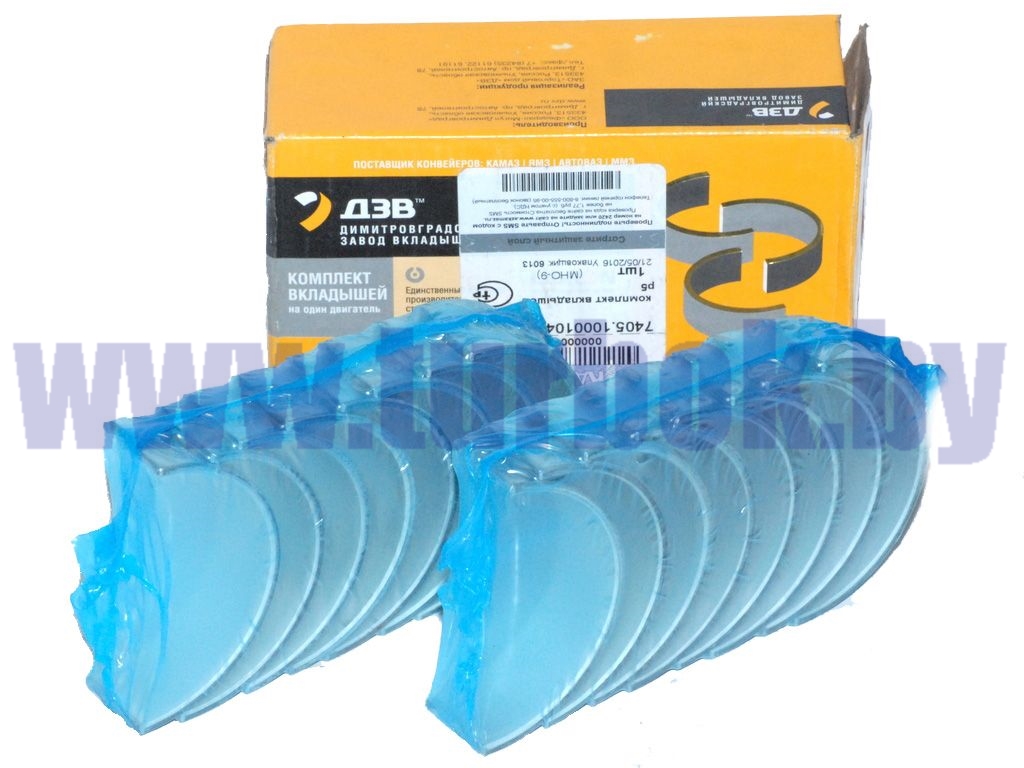 Вкладыши шатунные 7405-104-6/1,5 d=85,00