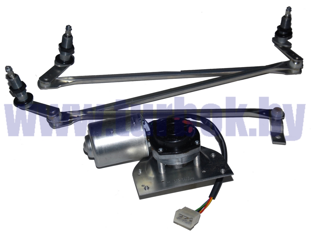 Привод стеклоочистителя(трапеция) КАМАЗ с кабиной с двумя плоскими ветровыми стёклами