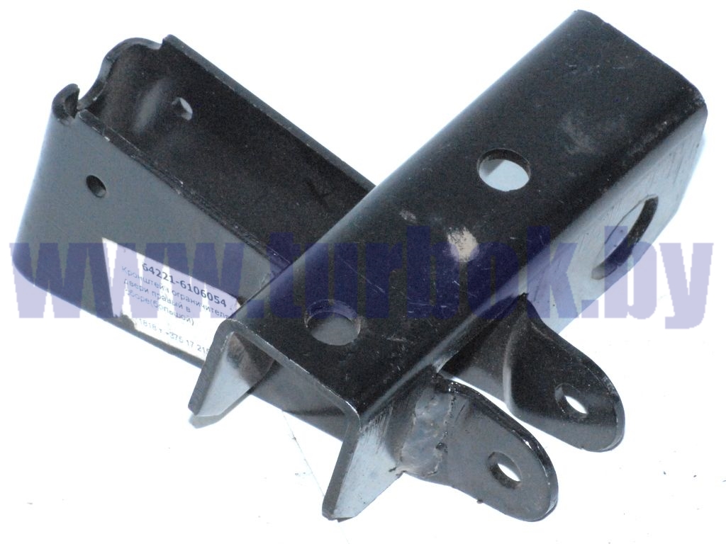 Кронштейн ограничителя двери правый в сборе(большой)