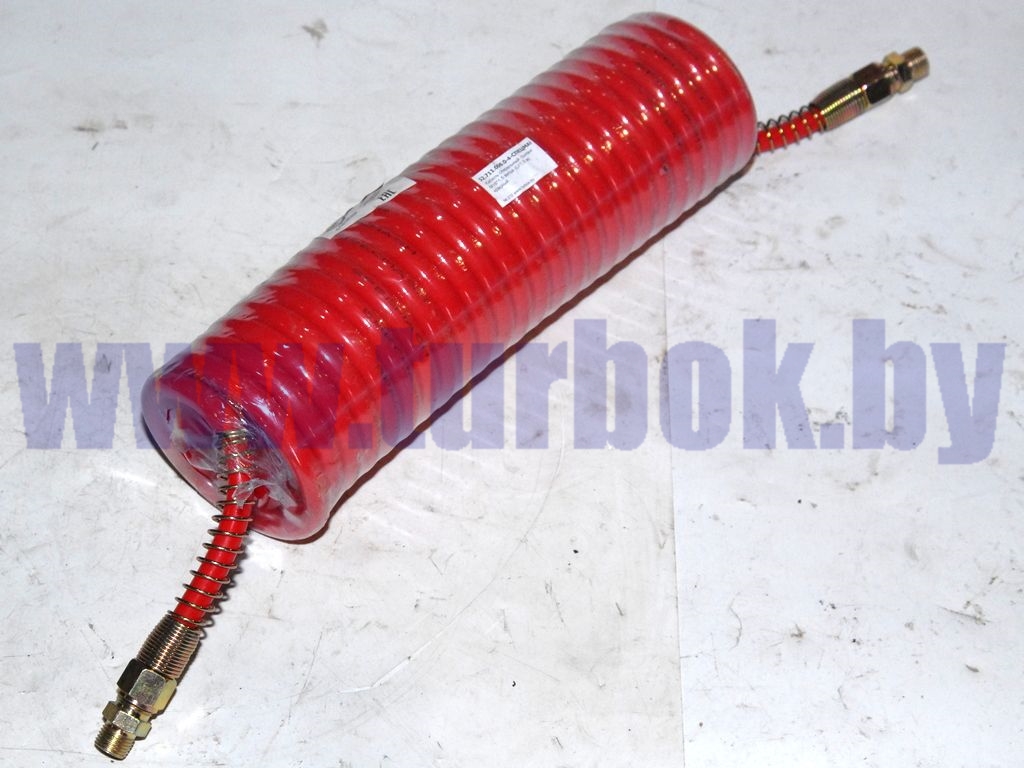 Кабель спиральный  (шланг М16*1,5 витой (L=7.5 м) красный