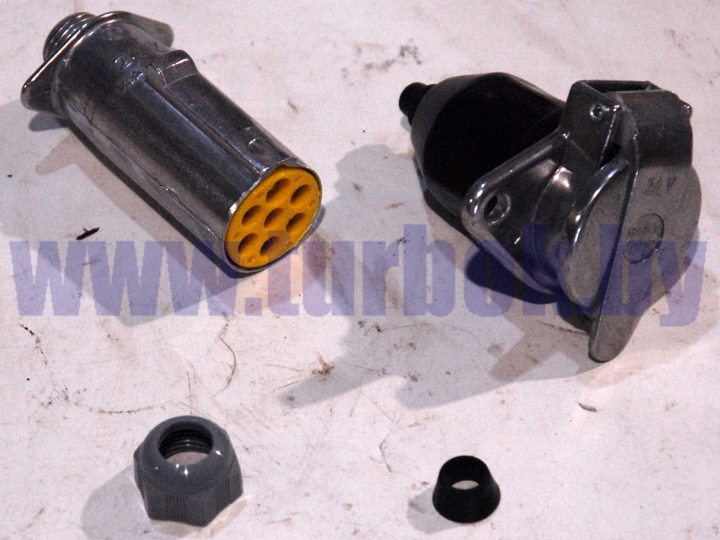 Вилка+розетка ПС-326 со штырем