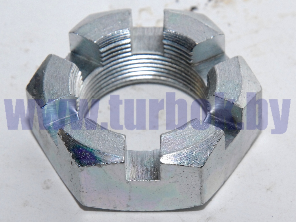 Гайка М33х1,5-6Н корончатая пальца штанги реактивной