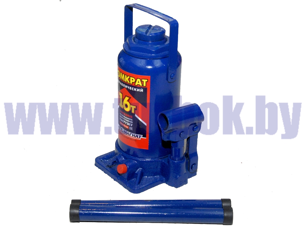 Домкрат гидравлический 16 т (1-плунжерный) 225-425 мм с предохранительным клапаном