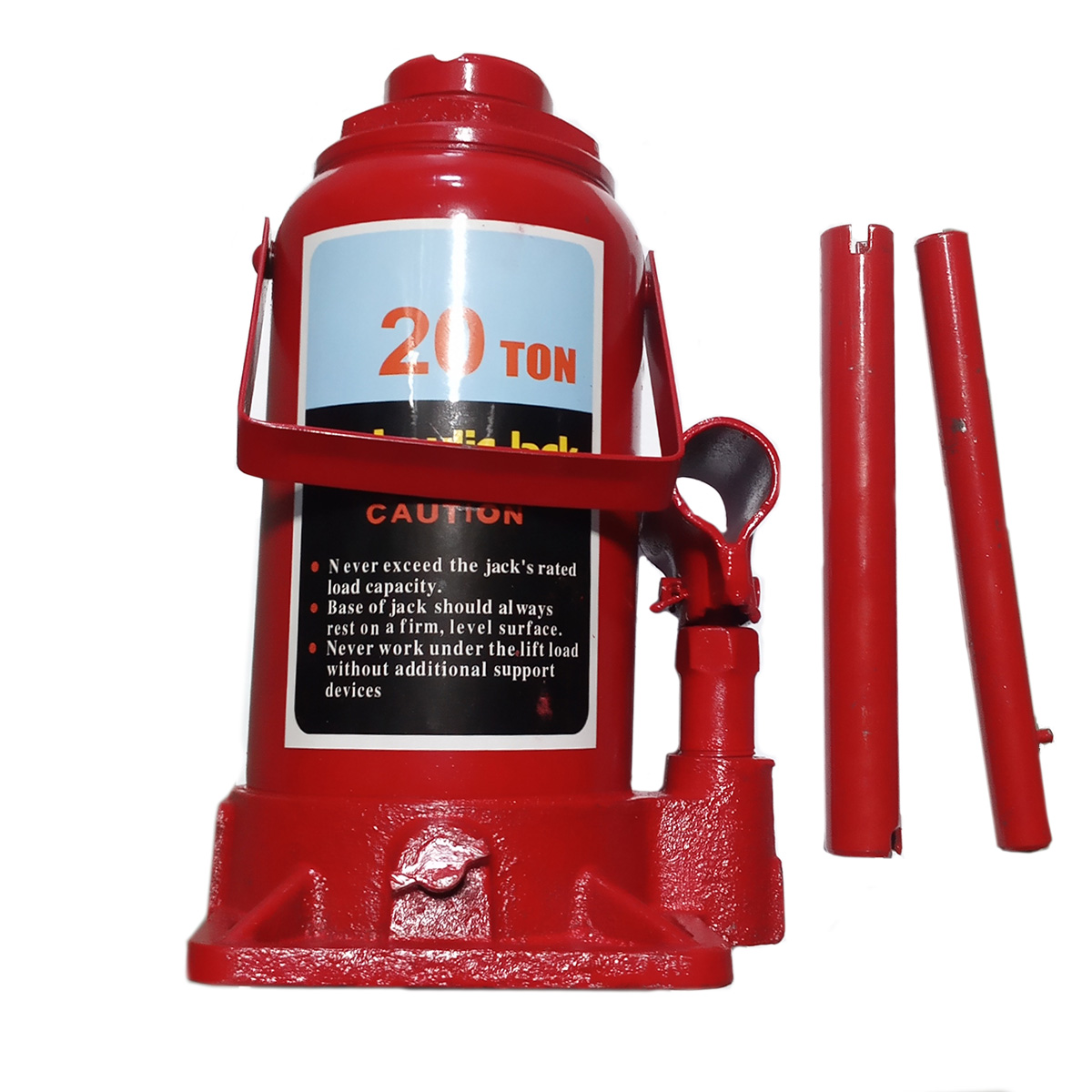 Домкрат гидравлический 20 т (1-плунжерный) 235-440 мм с предохранительным клапаном