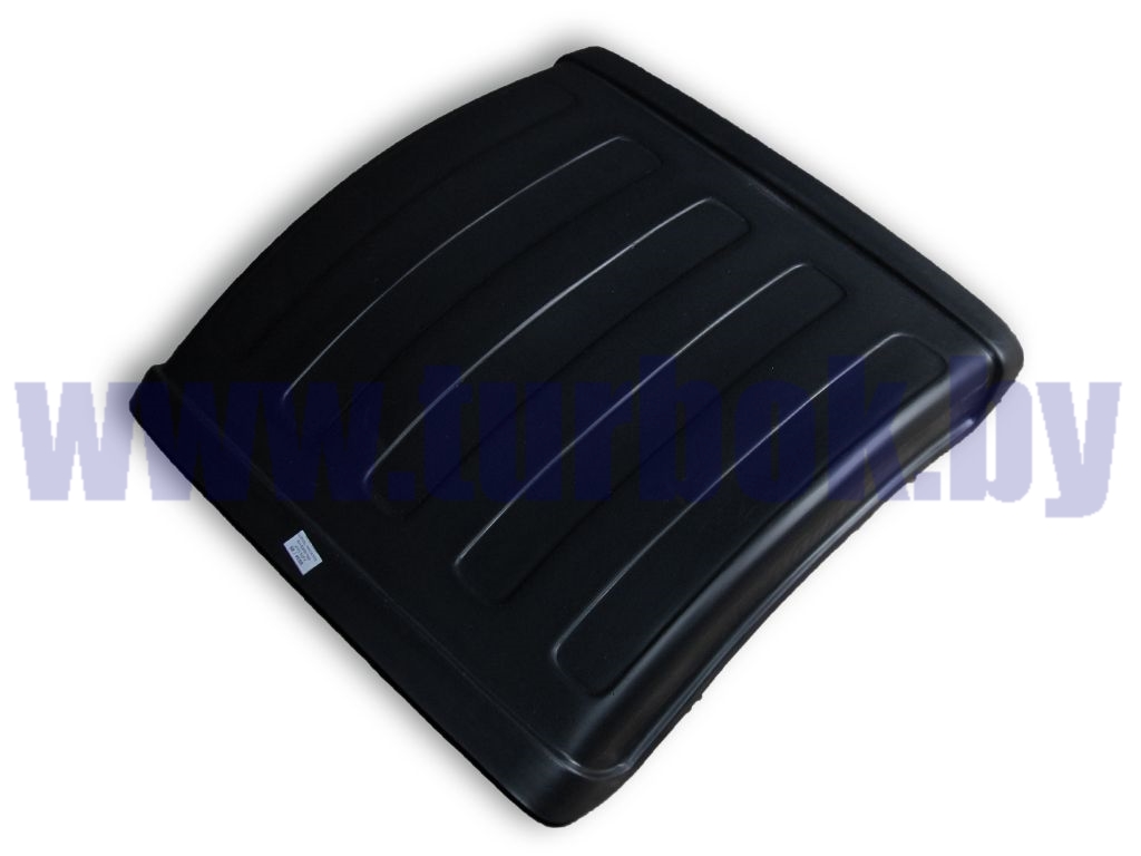 Брызговик 660х670 1/3 крыла двухскатный пластик рифлёный