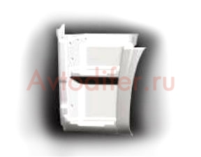 Щиток подножки левый